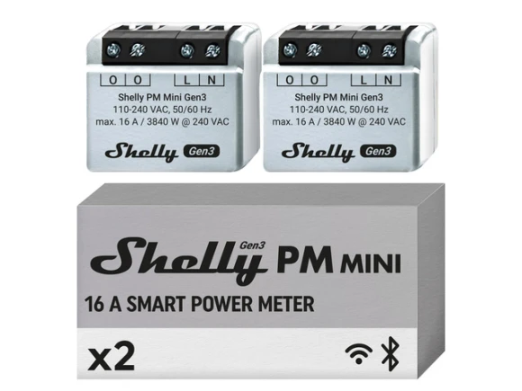 Gen3 smart energy meter, 2 pack — Energy Monitor, Shelly