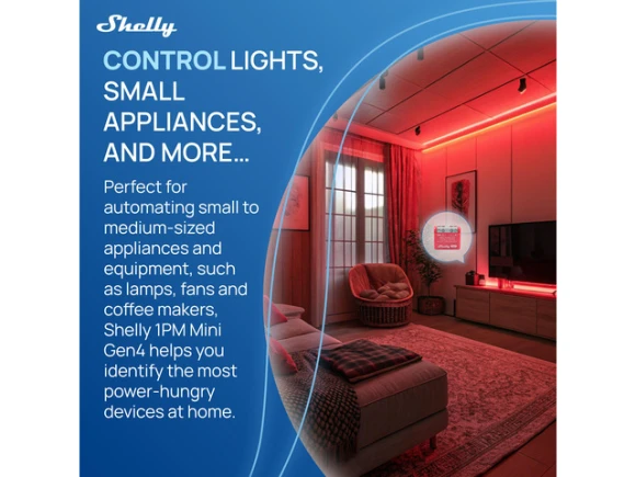 Gen4 1PM Mini Smart Relay Switch — Smart Switch, Shelly