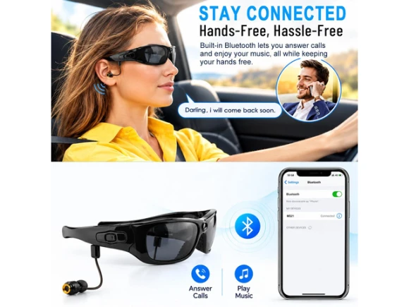 1080P HD Camera Sunglasses — Digital Cameras & Camcorders, Generic Logic, Inc.