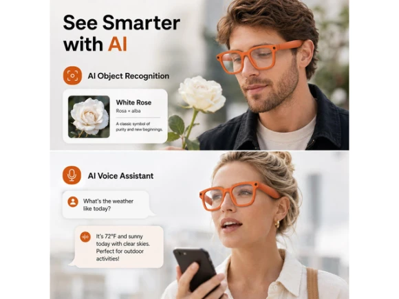 Camera-Equipped Smart Glasses — Smart Glasses, Generic Logic, Inc.
