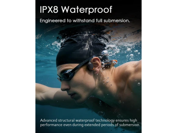 Bone-Conduction Swimming Headphones — Wireless Earbuds, Generic Logic, Inc.