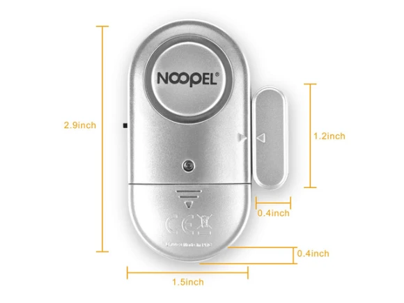 Door/window alarm sensor, 2-pack — Motion Sensor, Generic Logic, Inc.