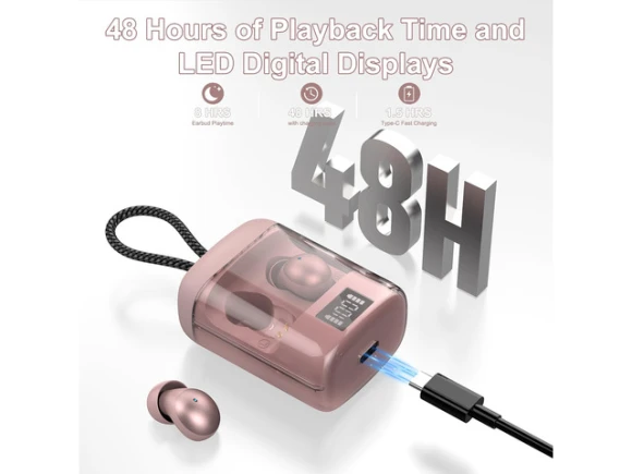 Rose Sleep Earbuds — Wireless Earbuds, Generic Logic, Inc.