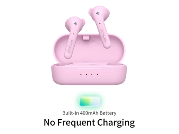 Pink Wireless Earbuds — Wireless Earbuds, Generic Logic, Inc.