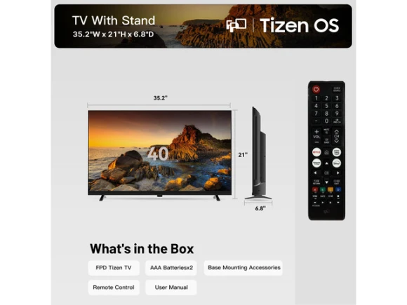 40-Inch Smart TV — Smart TV, FPD