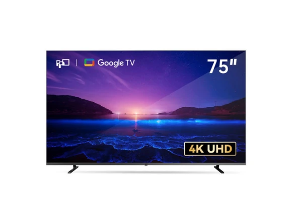 75-Inch Smart TV, Black — Smart TV, FPD