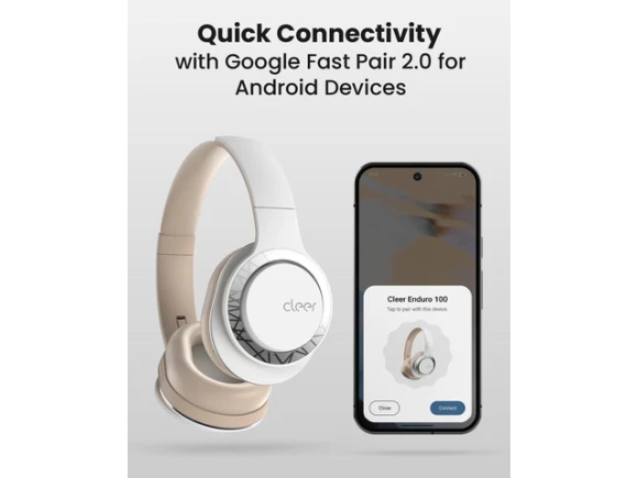Enduro 100 Sand Over-ear Bluetooth Wireless Headphones — Wireless Earbuds, Cleer