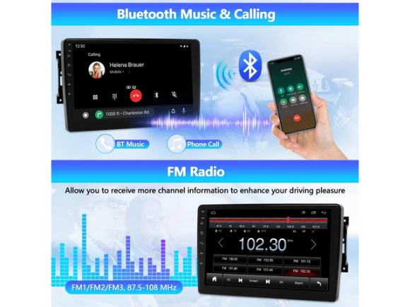 10.1-inch Android 13 Car Radio Stereo for Chevy Silverado 2007–2011, GMC Sierra and Yukon — Car Infotainment System, Generic Logic, Inc.