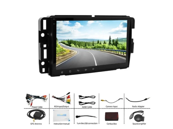 8-Inch Touchscreen In-Dash Car Stereo for Chevy Silverado 2007–2013 — Car Infotainment System, Generic Logic, Inc.