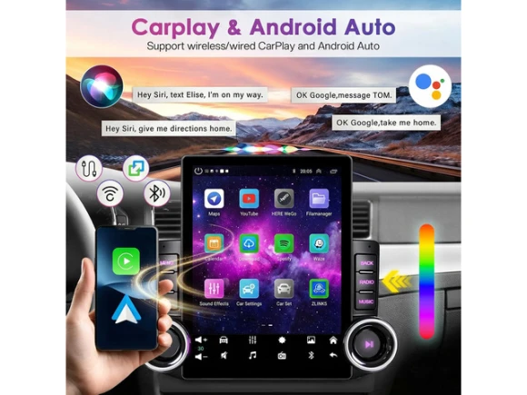 Car radio stereo head unit for Mercedes Benz Sprinter, 2018–2022 — Car Infotainment System, Generic Logic, Inc.