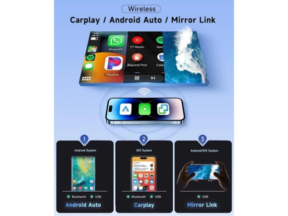 7-inch Android 14 Car Stereo for Toyota Tundra 2003–2006 — Car Infotainment System, Generic Logic, Inc.