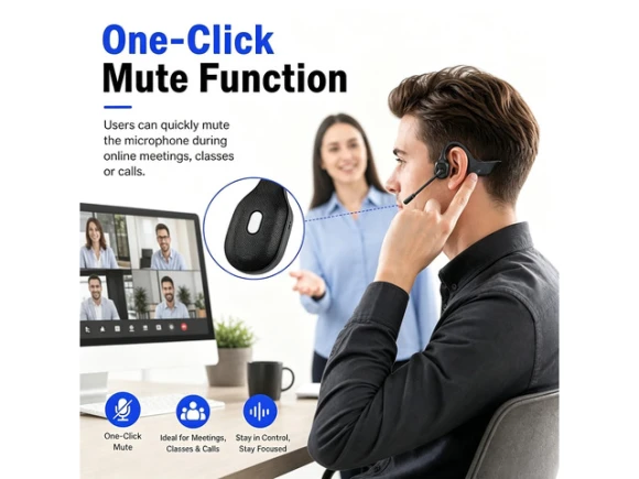 Open-Ear Bone-Conduction Headphones — Wireless Earbuds, Generic Logic, Inc.