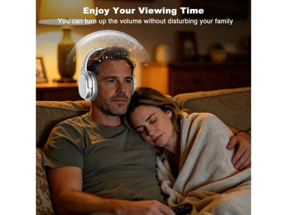 Wireless TV Headphones with RF Transmitter — Wireless Earbuds, Generic Logic, Inc.