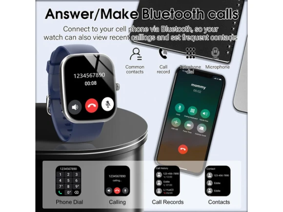 Blue Smartwatch — Smart Watch, Generic Logic, Inc.