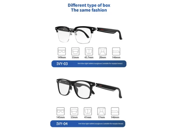 Bluetooth audio glasses — Smart Glasses, Generic Logic, Inc.