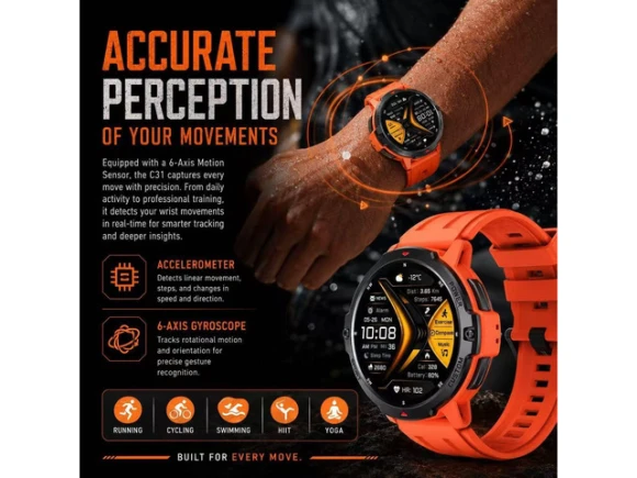 GPS Smartwatch, Black — Smart Watch, Generic Logic, Inc.