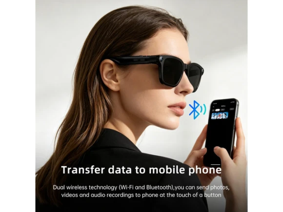 Smart Glasses with Replaceable Photochromic Lenses — Smart Glasses, Generic Logic, Inc.