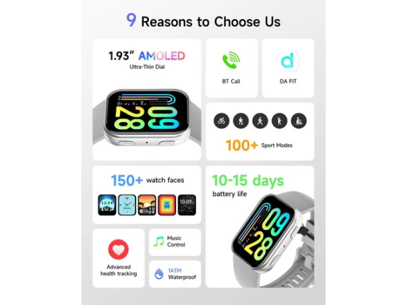 Gray Smart Watch — Smart Watch, Generic Logic, Inc.
