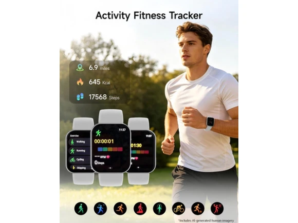 Gray Smart Watch — Smart Watch, Generic Logic, Inc.