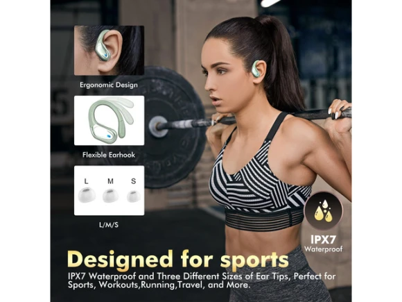 Wireless earbuds, light green — Wireless Earbuds, Generic Logic, Inc.