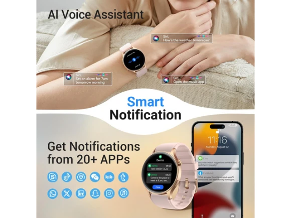 1.3" Smart Watch — Smart Watch, Generic Logic, Inc.