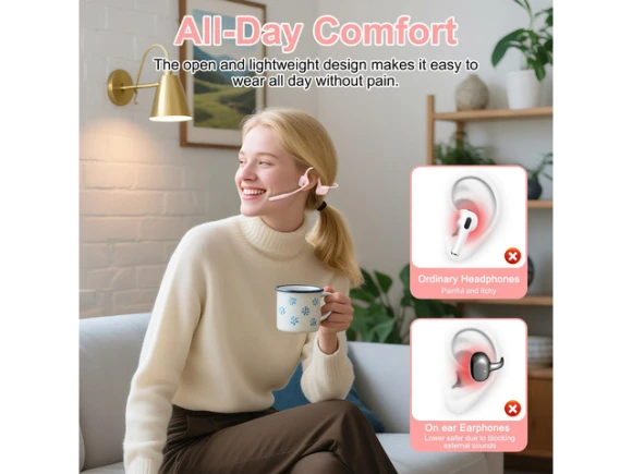 Open-Ear Bluetooth Headset — Wireless Earbuds, Generic Logic, Inc.