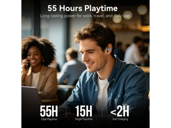 Wireless Earbuds, Blue — Wireless Earbuds, Generic Logic, Inc.