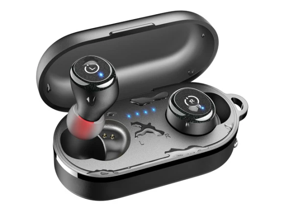 Black Wireless Earbuds — Wireless Earbuds, Mega Brand