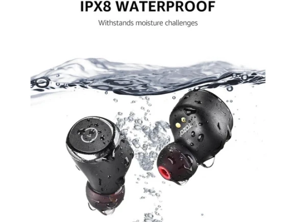 Black Wireless Earbuds — Wireless Earbuds, Mega Brand