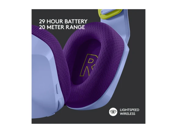 Lilac Wireless Gaming Headset — Wireless Earbuds, Logitech