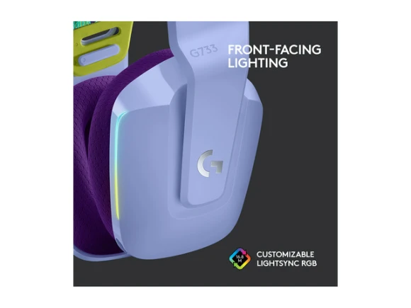 Lilac Wireless Gaming Headset — Wireless Earbuds, Logitech