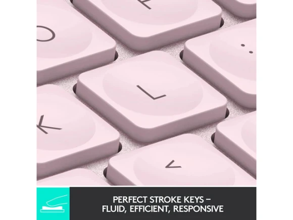 Rose Wireless Keyboard — Bluetooth Keyboard, Logitech