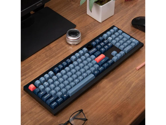 Wireless custom mechanical keyboard, full-size — Bluetooth Keyboard, Keychron