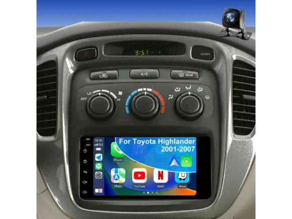 7-Inch Car Radio with Wireless CarPlay and Android Auto — Car Infotainment System, Generic Logic, Inc.