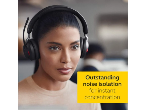 Bluetooth Wireless Headset, Dual-Ear, with USB-C Adapter — Wireless Earbuds, Jabra