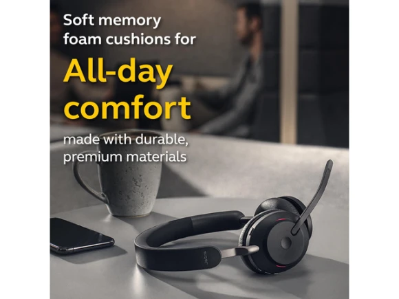 Evolve2 65 MS Wireless Headphones — Wireless Earbuds, Jabra