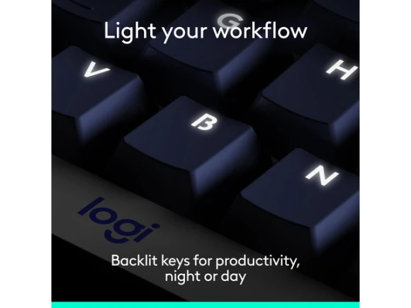 Graphite Wireless Mechanical Keyboard — Bluetooth Keyboard, Logitech