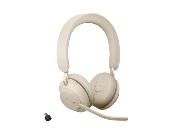 Beige Wireless Headset — Wireless Earbuds, Jabra