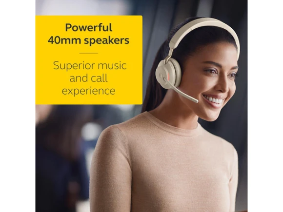 Beige Wireless Headset — Wireless Earbuds, Jabra