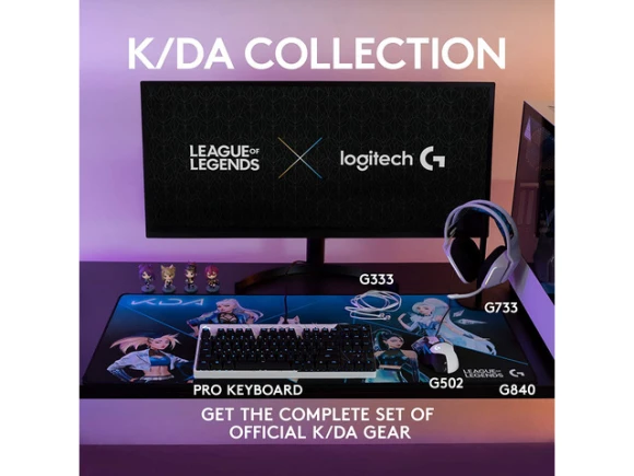K/DA Wireless Gaming Headset — Wireless Earbuds, Logitech