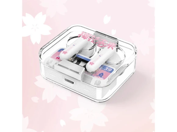 White Wireless Bluetooth Earbuds — Wireless Earbuds, Moeyu