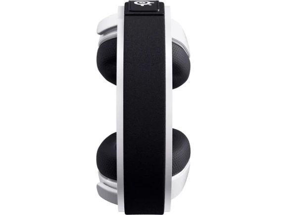 White Wireless Circumaural Gaming Headset — Wireless Earbuds, SteelSeries