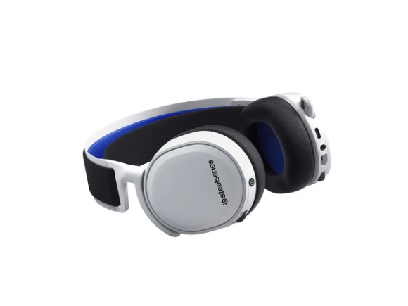 White Wireless Circumaural Gaming Headset — Wireless Earbuds, SteelSeries