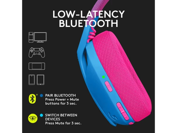 Wireless gaming headset, over-ear — Wireless Earbuds, Logitech