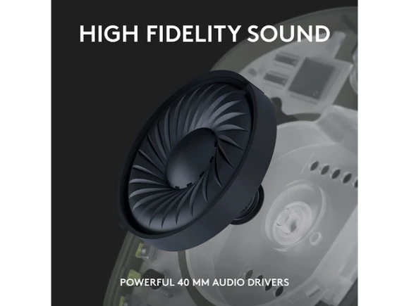 Wireless gaming headset, over-ear — Wireless Earbuds, Logitech