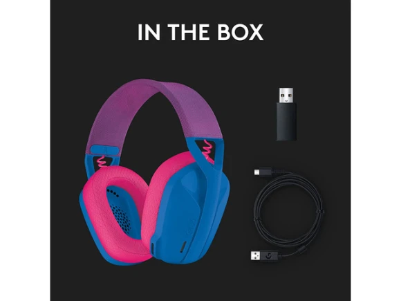 Wireless gaming headset, over-ear — Wireless Earbuds, Logitech