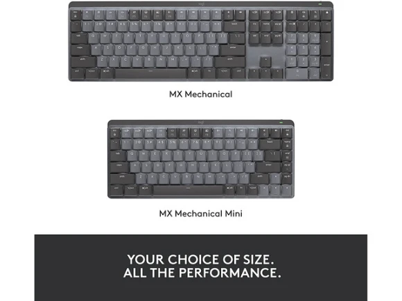 Wireless illuminated mechanical keyboard, Graphite — Bluetooth Keyboard, Logitech
