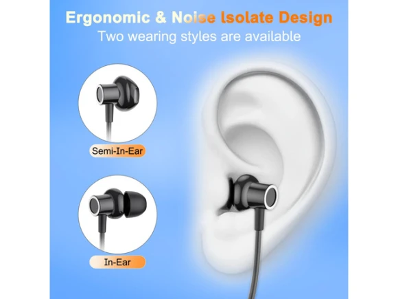 Bluetooth Neckband In-Ear Headphones — Wireless Earbuds, Generic Logic, Inc.