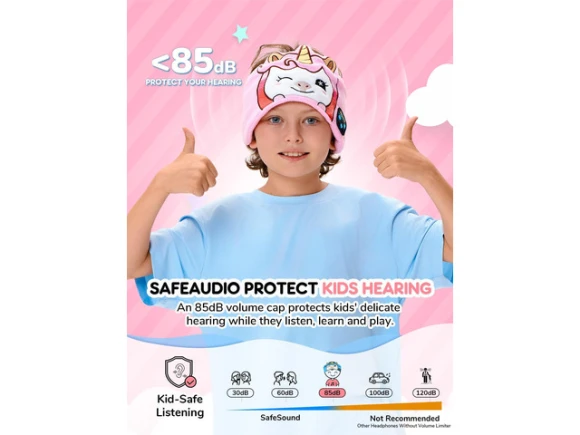 Children's Wireless Headband Headphones — Wireless Earbuds, Generic Logic, Inc.