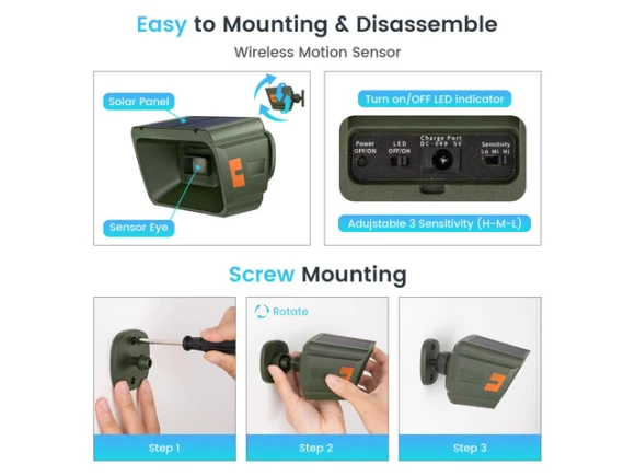 Wireless driveway alarm — Motion Sensor, Generic Logic, Inc.